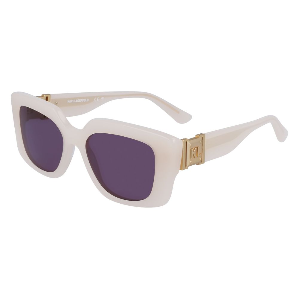 Karl Lagerfeld Beige Acetate Sunglasses | Regal Royce