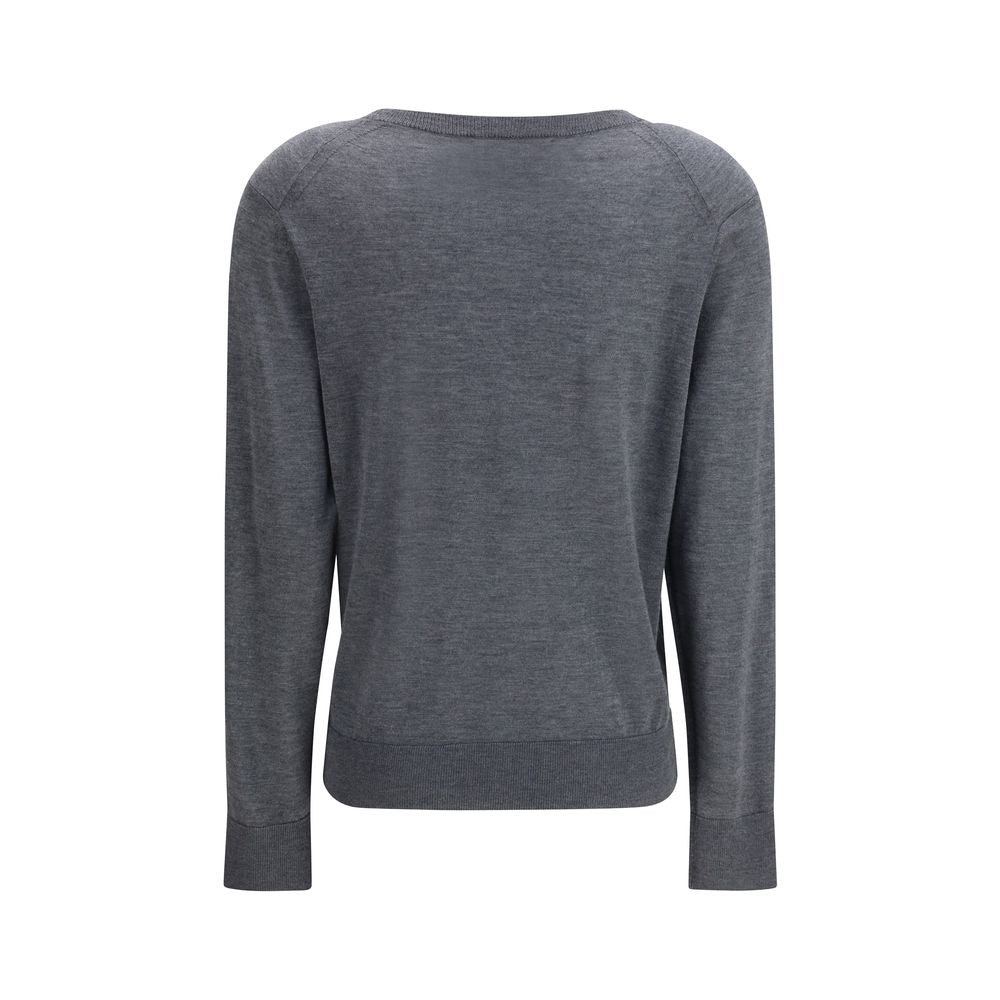 Loulou De Saison Gray Cashmere Sweater | Regal Royce