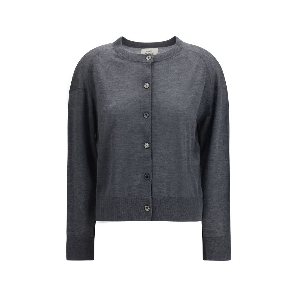 Loulou De Saison Gray Cashmere Cardigan | Regal Royce