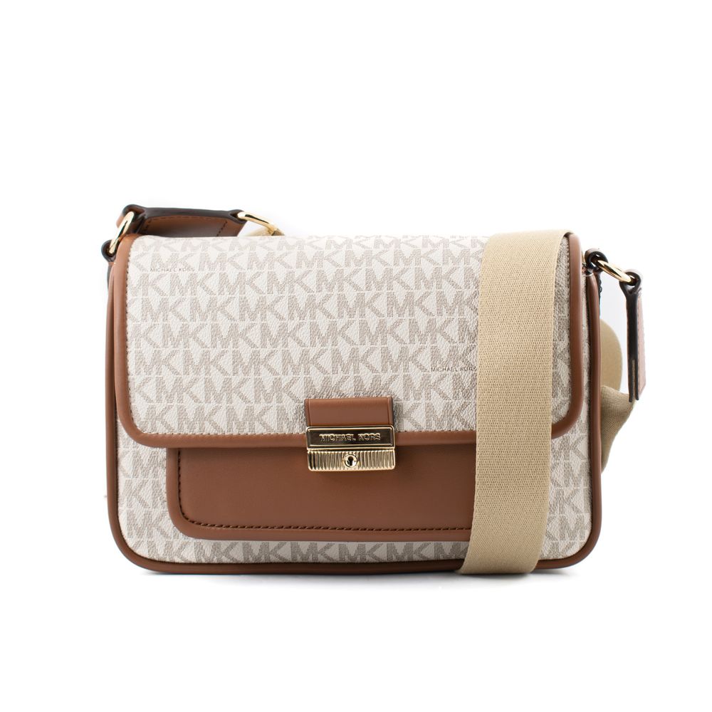 Michael Kors Beige Canvas Crossbody Bag | Regal Royce
