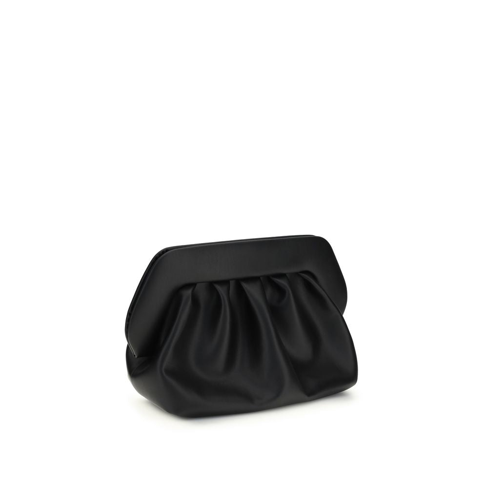 THEMOIRè Black Polyethylene Clutch Bag | Regal Royce