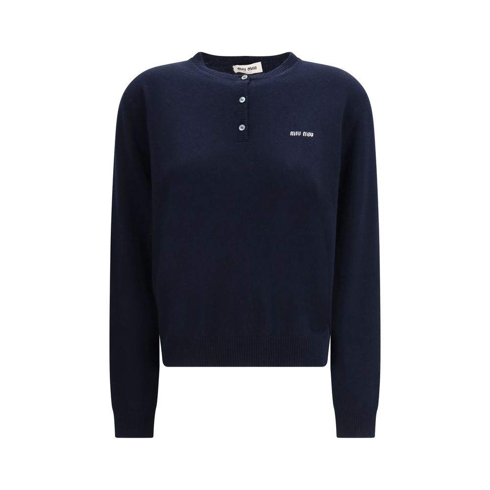 Miu Miu Blue Cashmere Sweatshirt | Regal Royce