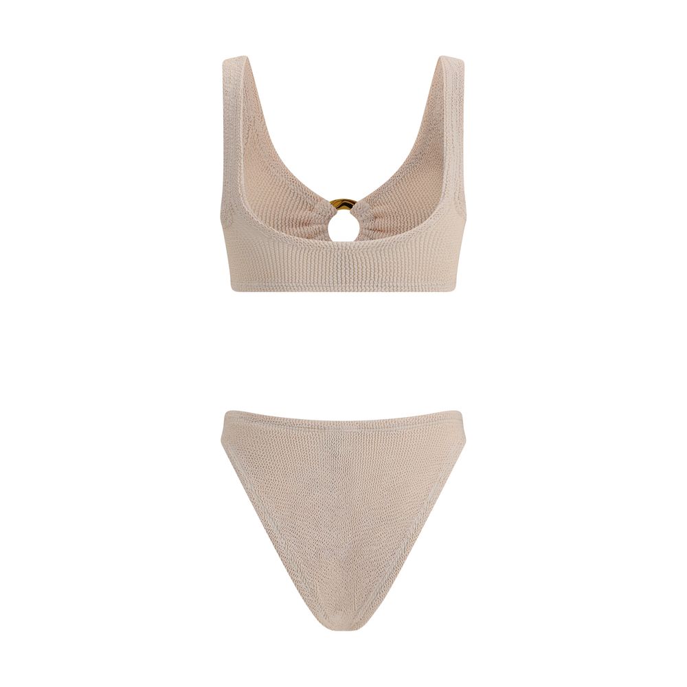 Hunza G Beige Polyamide Bikini | Regal Royce