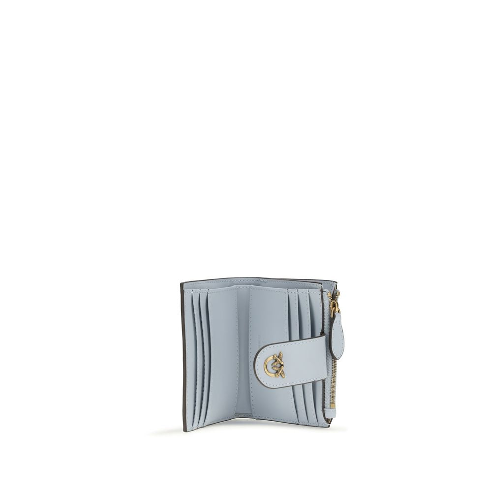 PINKO Blue Calf Leather Bos Taurus Wallet | Regal Royce