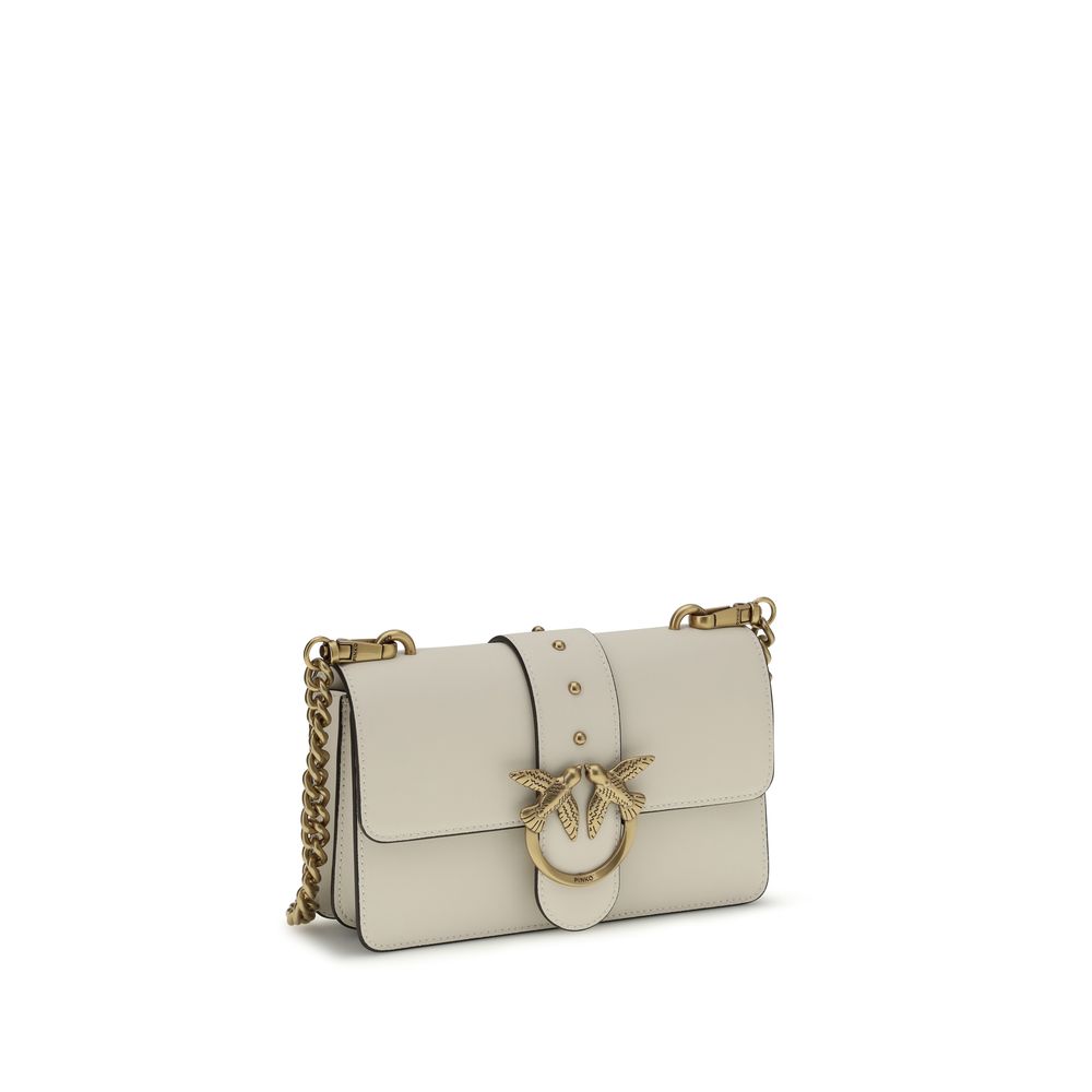 PINKO Beige Calf Leather Bos Taurus Shoulder Bag | Regal Royce
