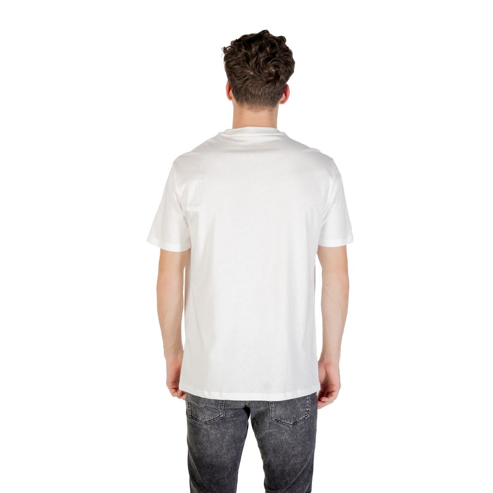 Armani Exchange White Cotton T-Shirt | Regal Royce