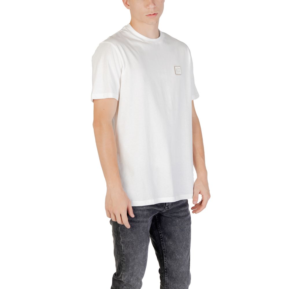 Armani Exchange White Cotton T-Shirt | Regal Royce