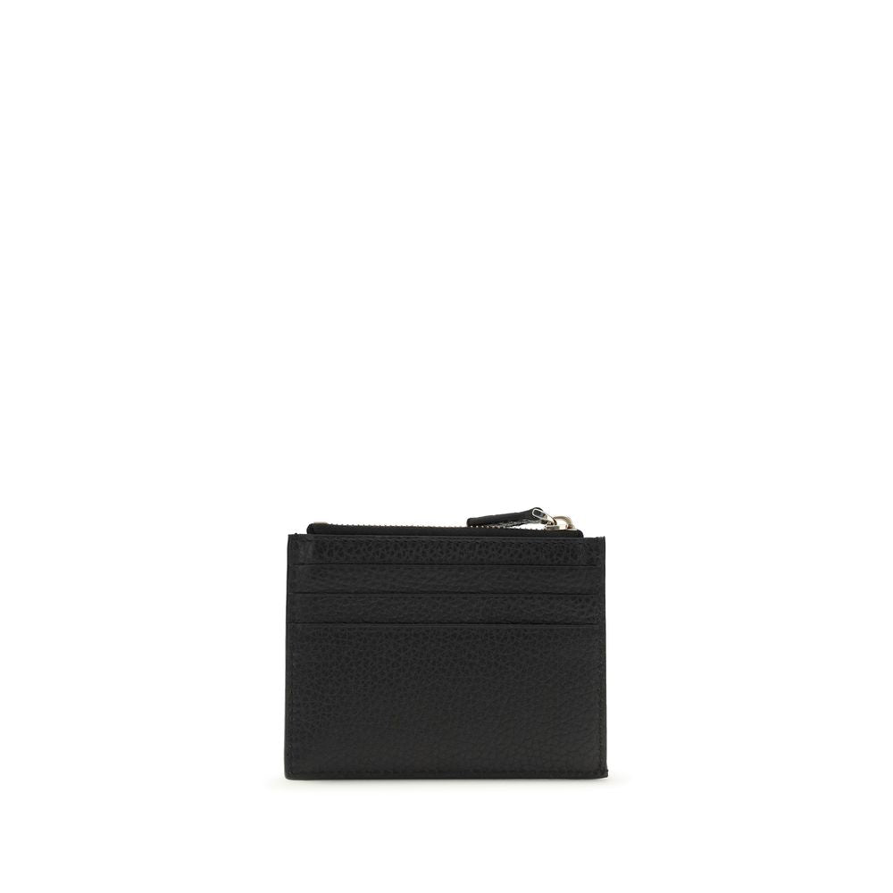 Valentino Garavani Black Calf Leather Bos Taurus Wallet | Regal Royce