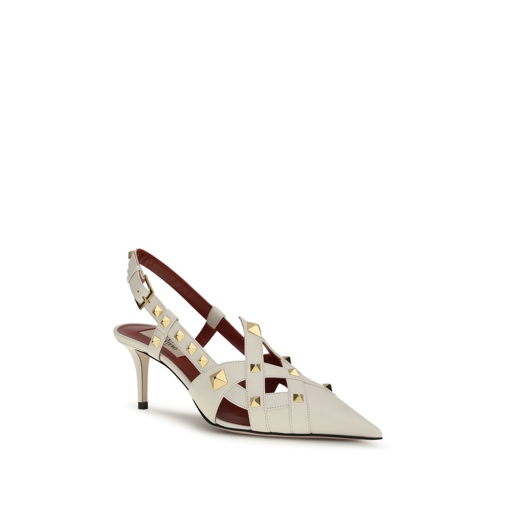 Valentino Garavani Beige Goatskin High Heel Pumps | Regal Royce