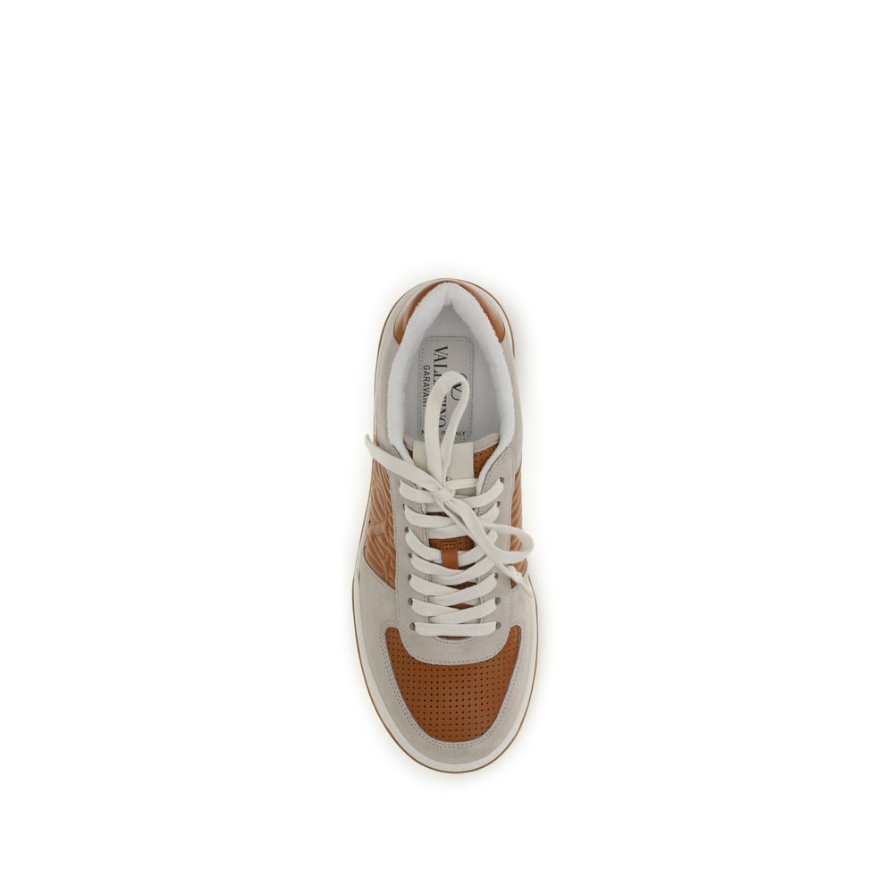 Valentino Garavani Multicolor Calf Leather Bos Taurus Athletic Sneakers | Regal Royce