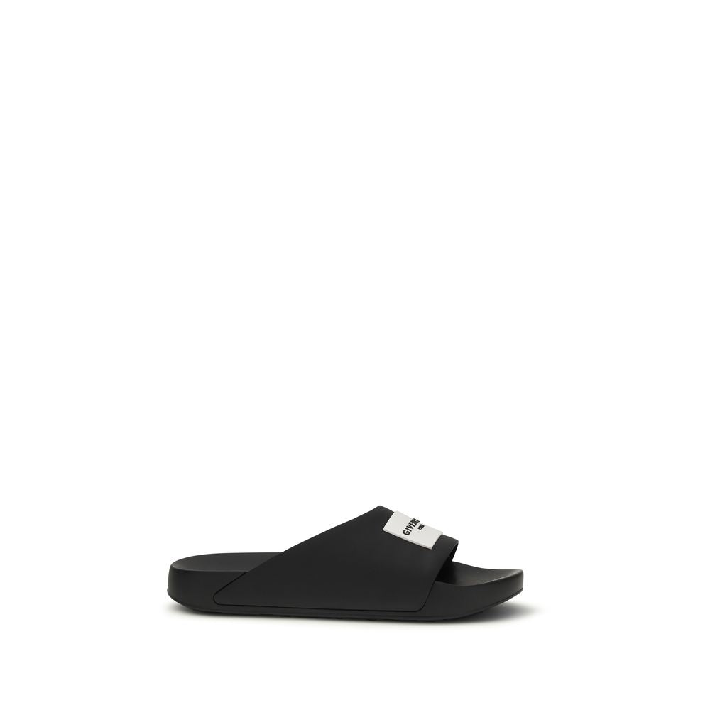 Givenchy Black Rubber Sandals | Regal Royce