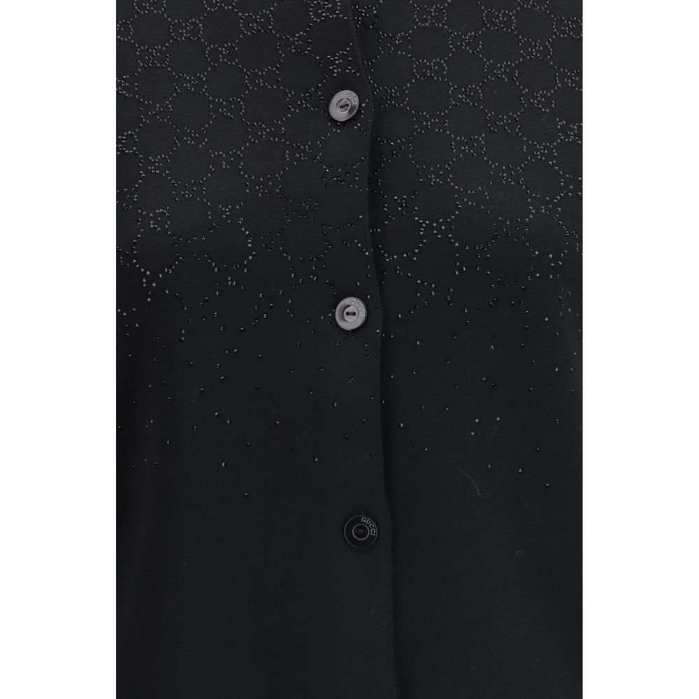 Gucci Black Wool Cardigan | Regal Royce