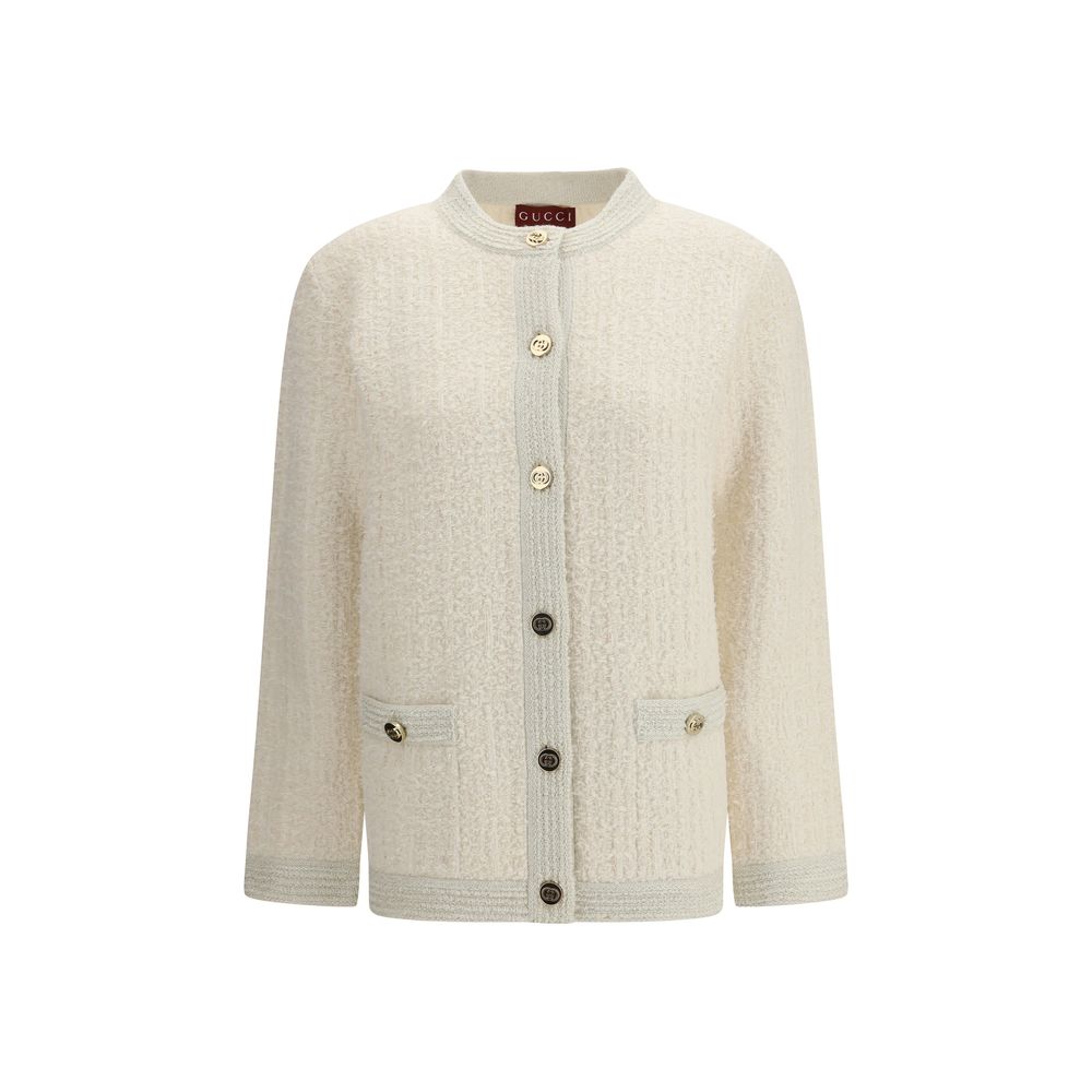 Gucci Beige Wool Cardigan | Regal Royce
