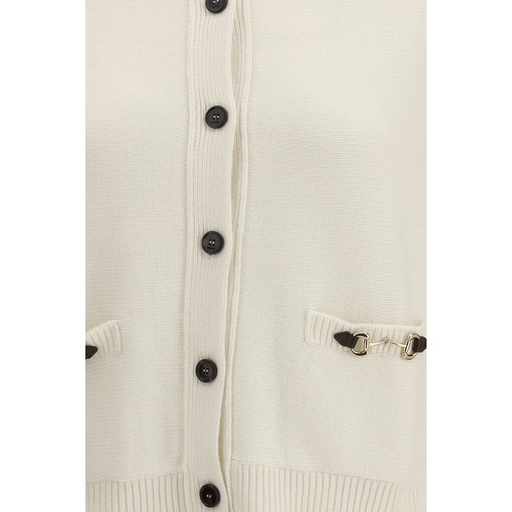 Gucci Beige Wool Cardigan | Regal Royce