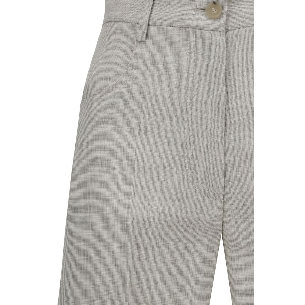 Forte_Forte Gray Viscose Casual Pants | Regal Royce