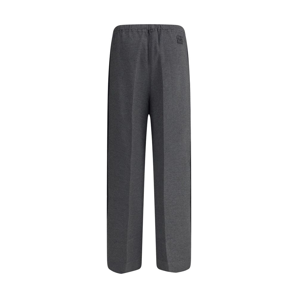 Miu Miu Gray Viscose Casual Pants | Regal Royce