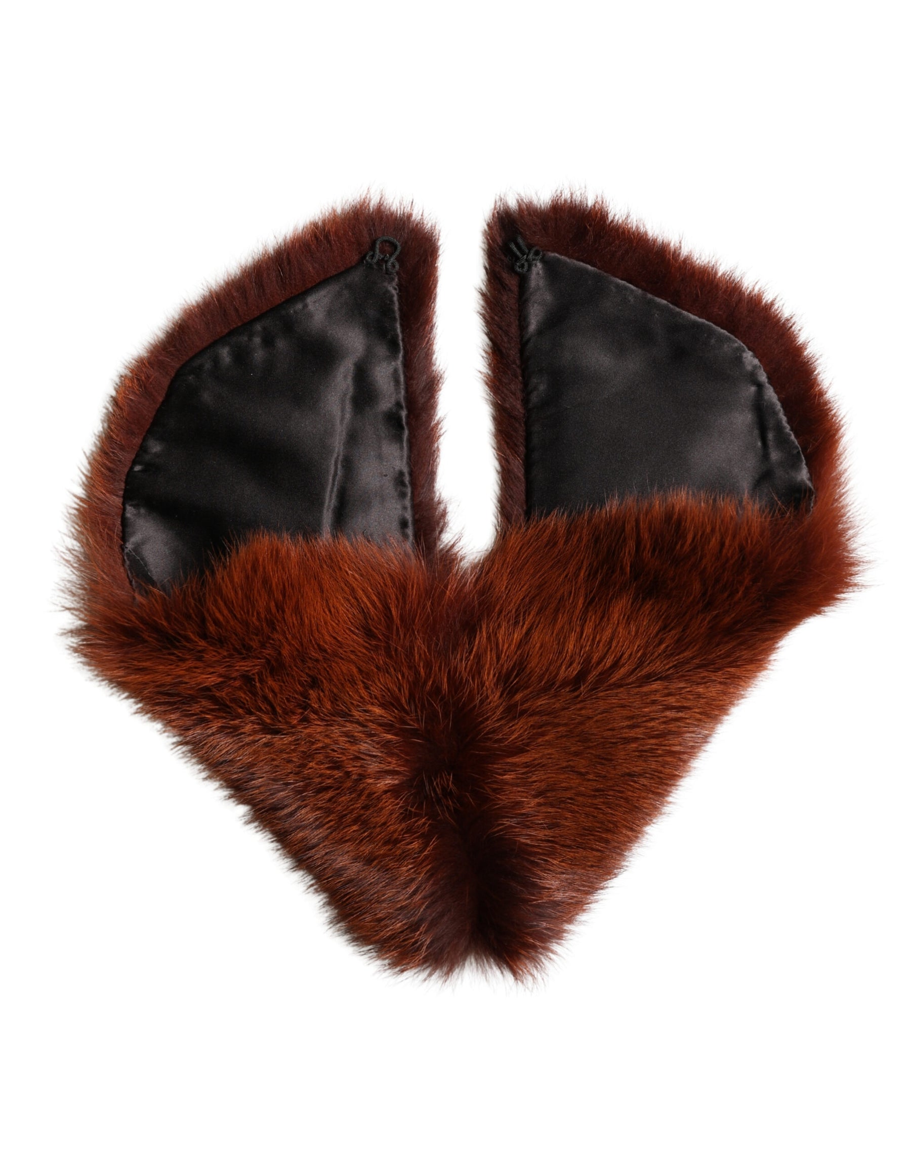 Dolce & Gabbana Brown Mink Fur Collar Women Neck Wrap 60cm x 14cm  Scarf | Regal Royce