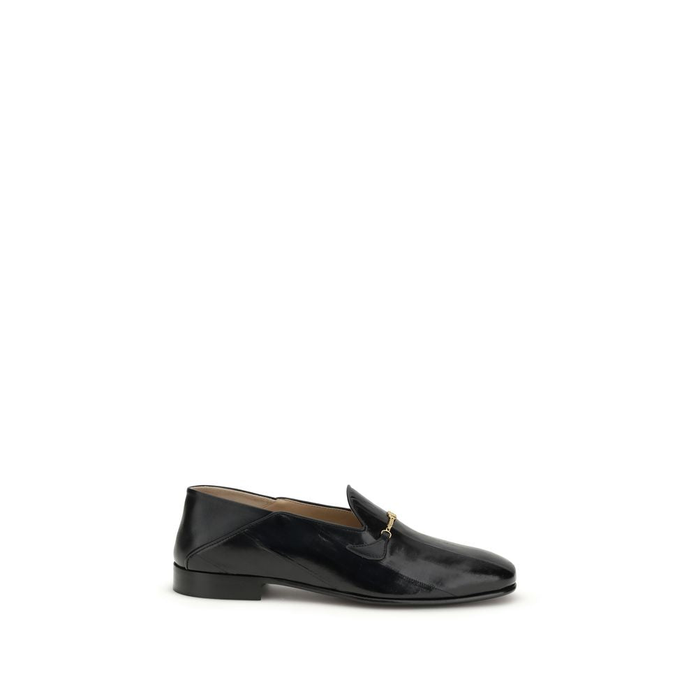 Valentino Garavani Black Hagfish Slip-On Loafers | Regal Royce