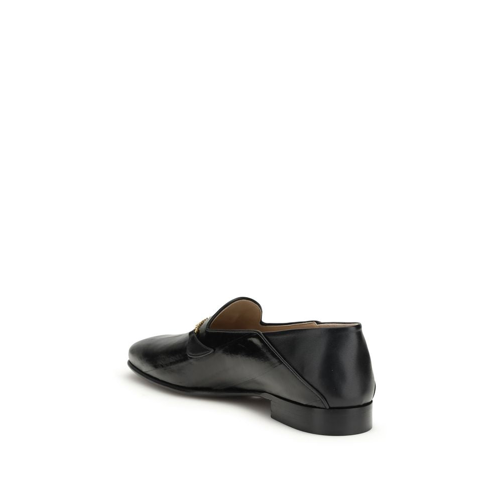 Valentino Garavani Black Hagfish Slip-On Loafers | Regal Royce