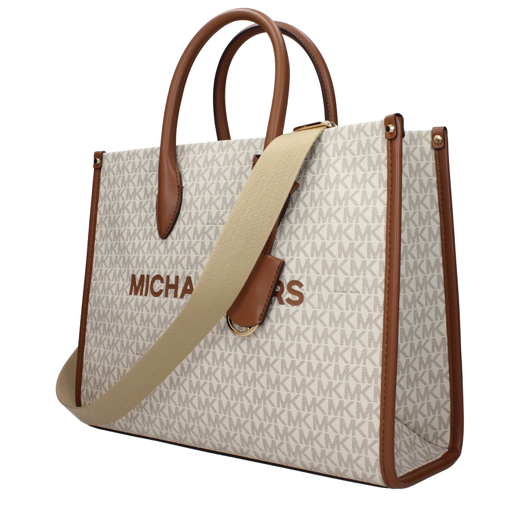 Michael Kors Beige Fabric Handbag | Regal Royce