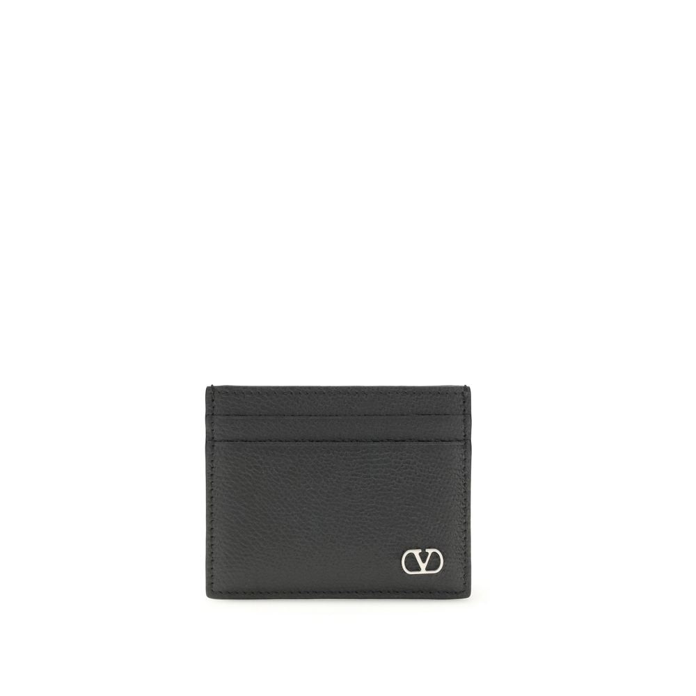 Valentino Garavani Black Calf Leather Bos Taurus Wallet | Regal Royce