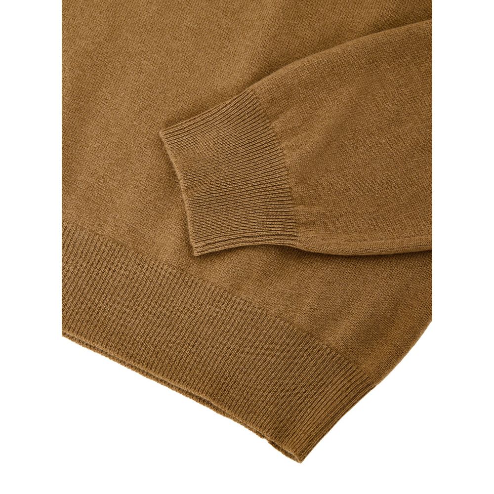 Gran Sasso Brown Wool Turtleneck | Regal Royce