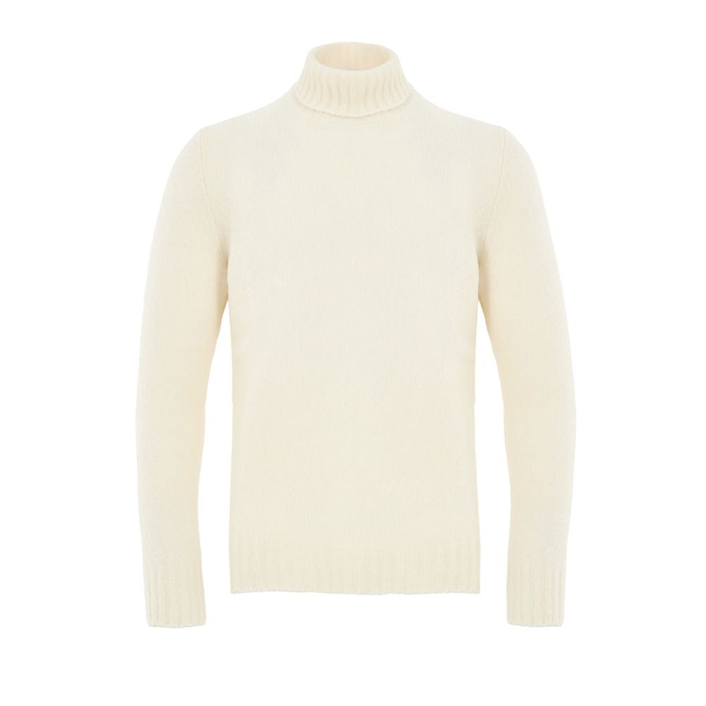 Gran Sasso White Wool Turtleneck | Regal Royce