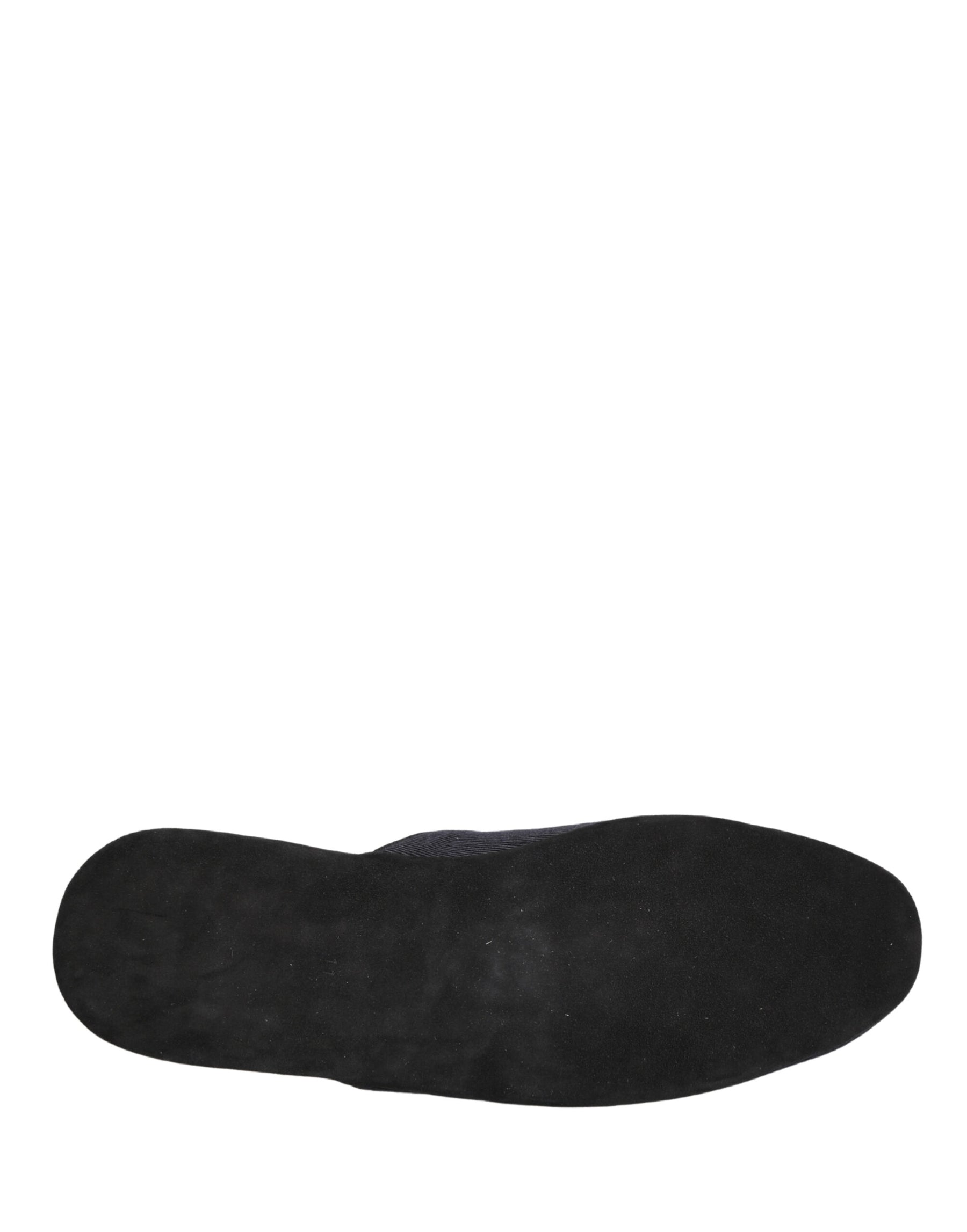 Dolce & Gabbana Dark Navy Wool Cotton Red Chevron Slippers Shoes | Regal Royce