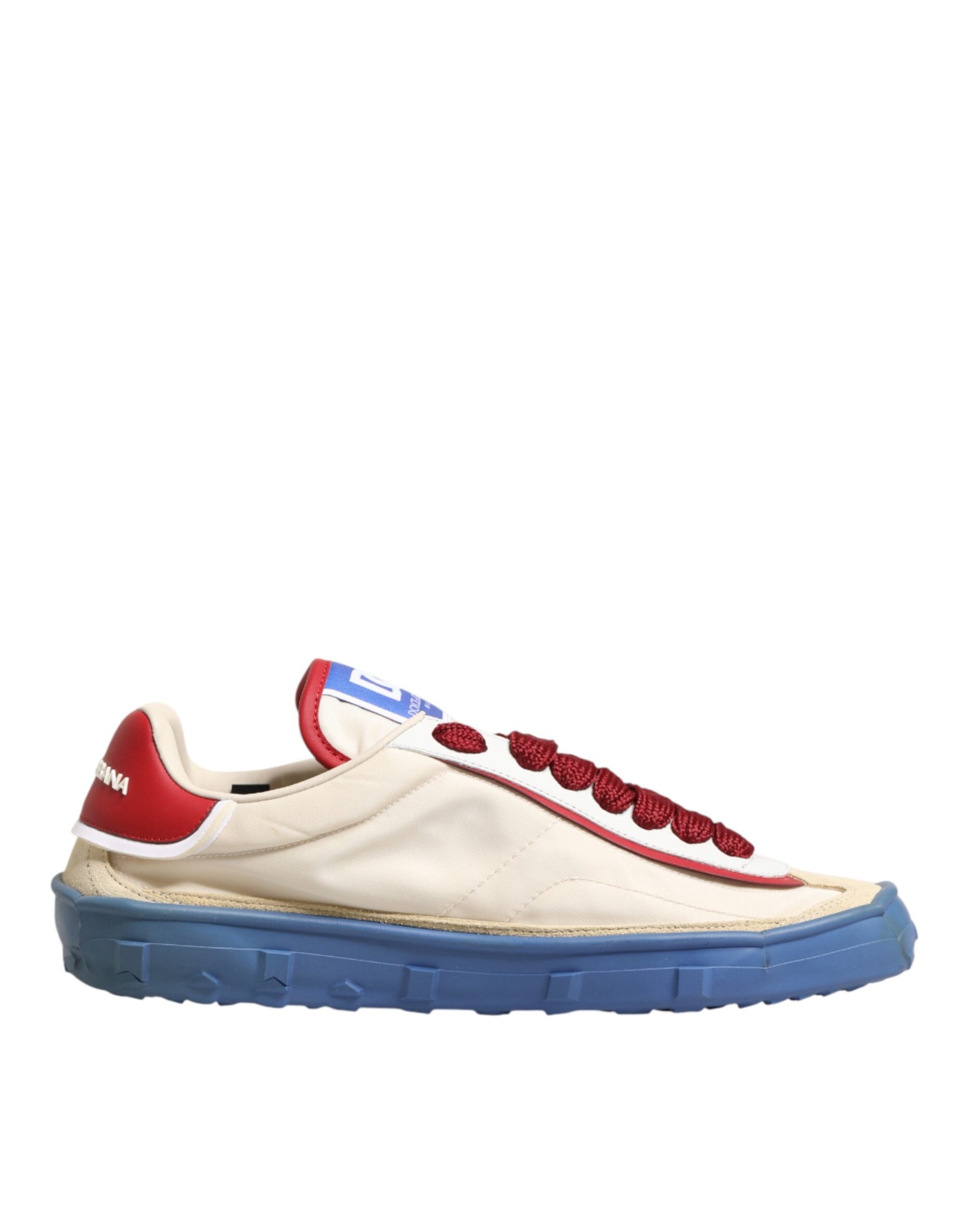 Dolce & Gabbana DG Multicolor Leather Low Top Sneakers Shoes | Regal Royce