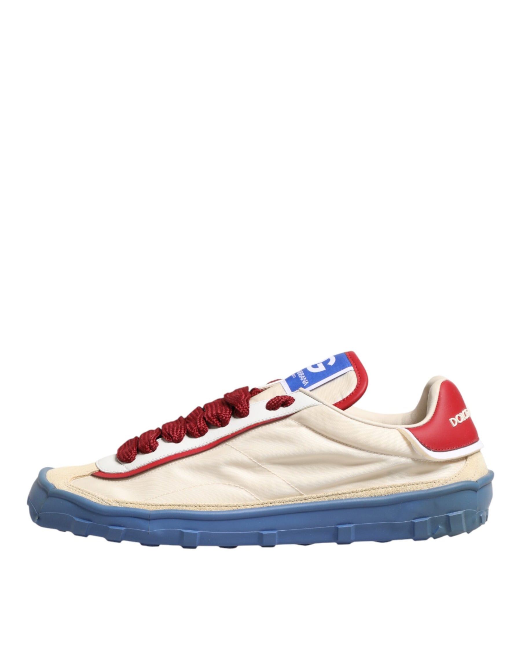 Dolce & Gabbana DG Multicolor Leather Low Top Sneakers Shoes | Regal Royce