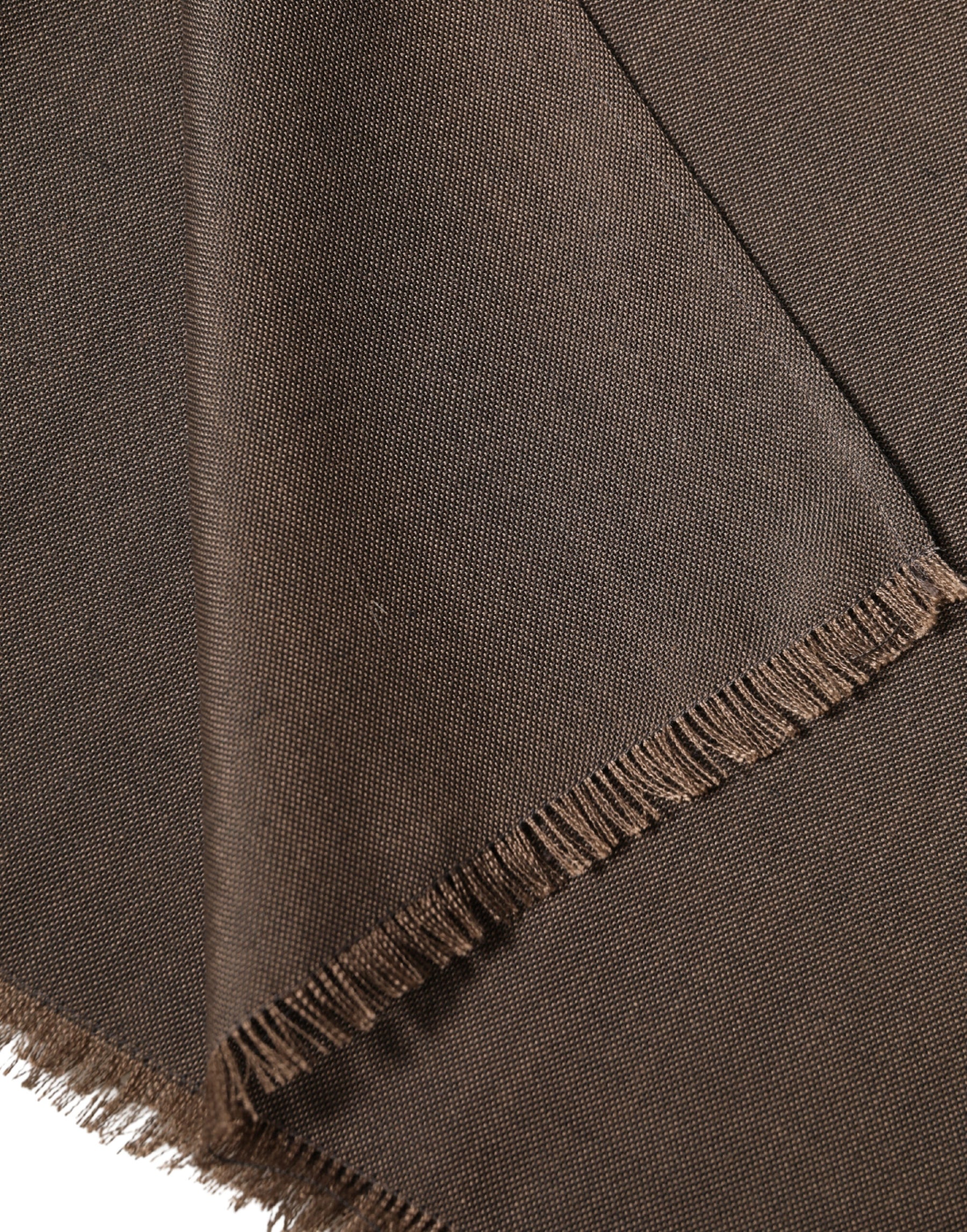 Dolce & Gabbana Brown Polyester Neck Warmer Shawl 185cm x 165cm  Men Scarf | Regal Royce