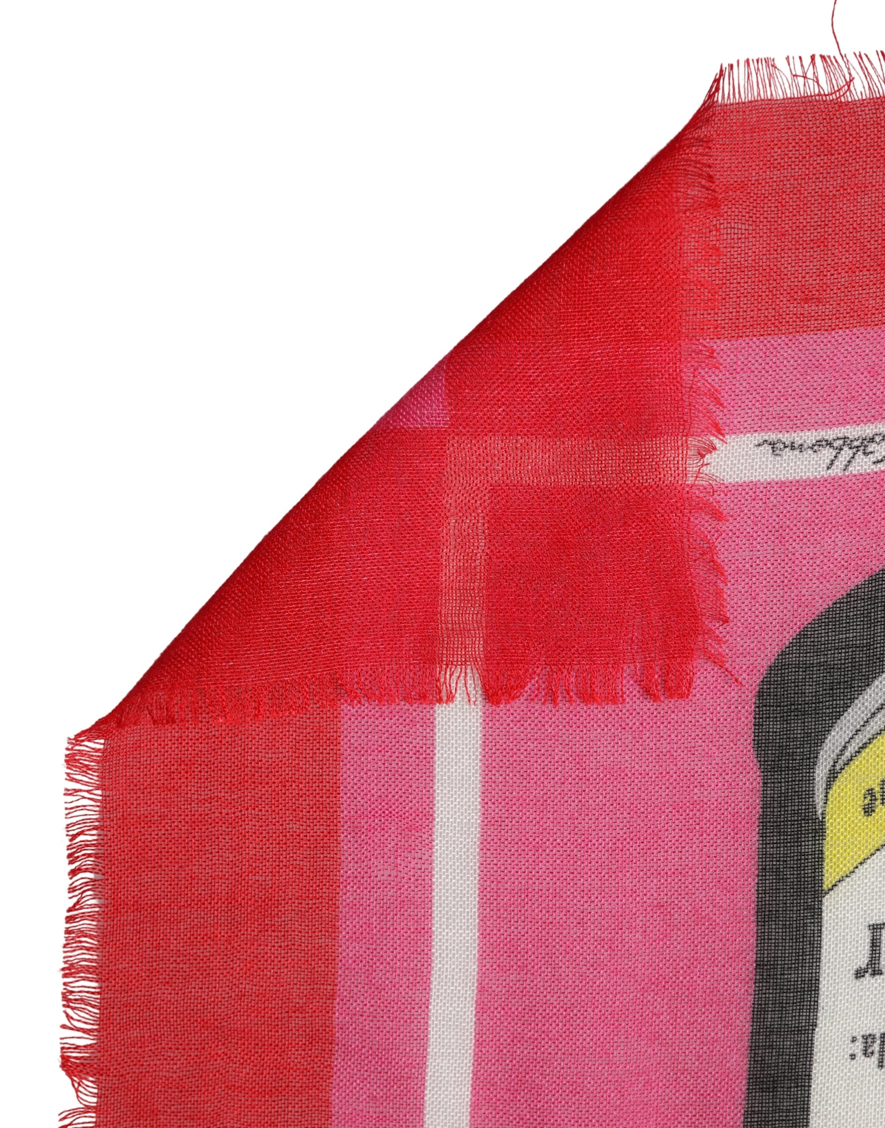 Dolce & Gabbana Pink DG Amore Print Neck Square Shawl 140cm x 140cm Scarf | Regal Royce