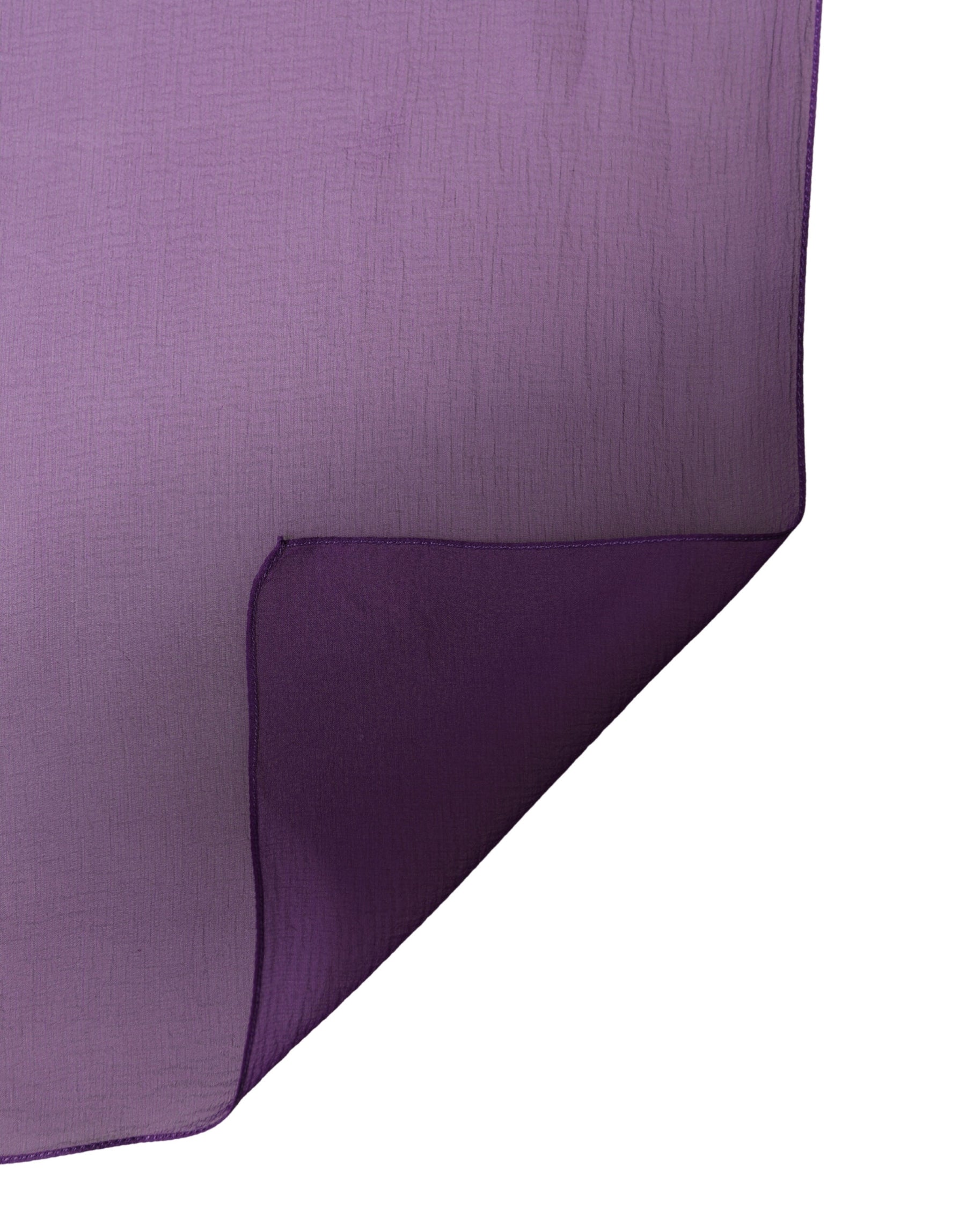 Dolce & Gabbana Purple Silk Neck Wrap Shawl Stole 200cm x 134cm Scarf | Regal Royce