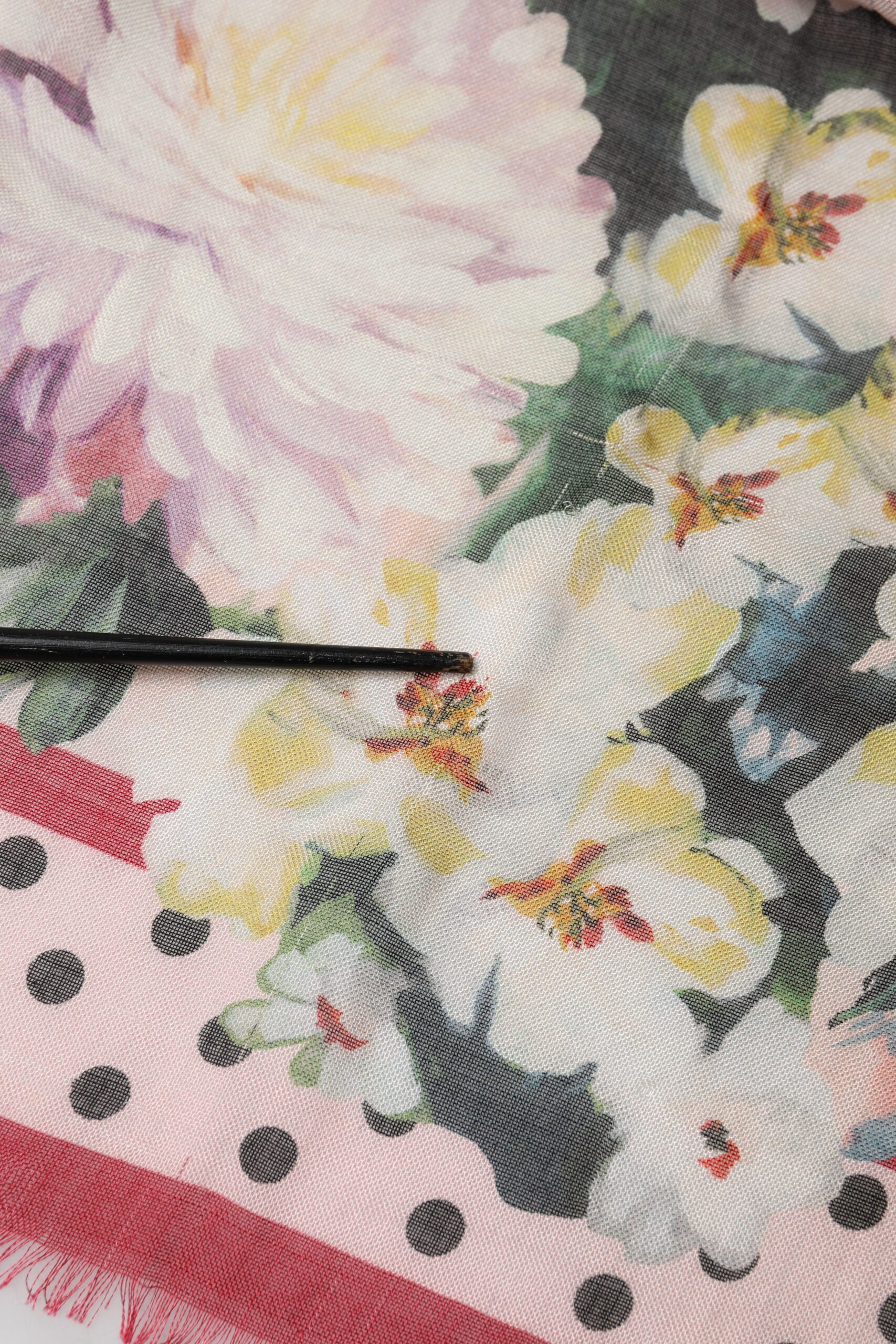 Dolce & Gabbana Multicolor Floral Print Square Stole 133cm x 133cm Scarf | Regal Royce