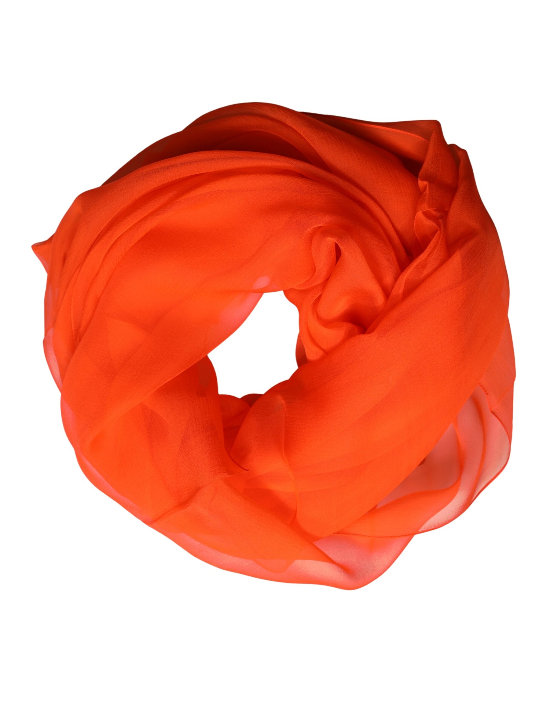 Dolce & Gabbana Bright Red Silk Wrap Shawl Foulard 132cm x 98cm Scarf | Regal Royce