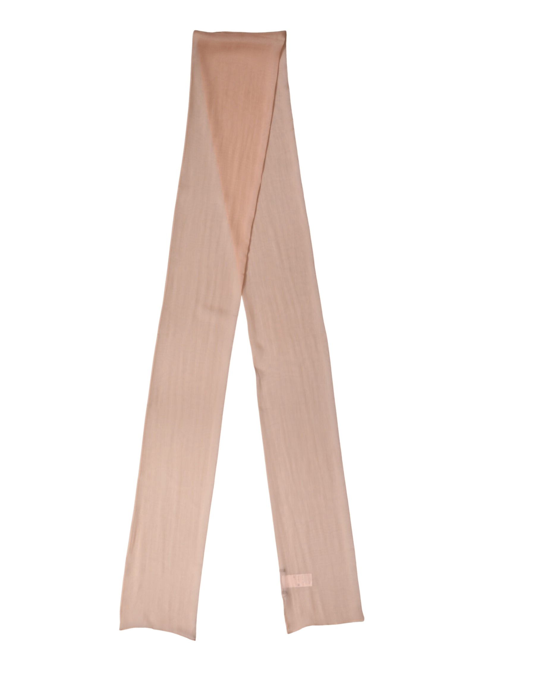 Dolce & Gabbana Light Pink Silk Sash Wrap Foulard 291cm x 19cm  Scarf | Regal Royce