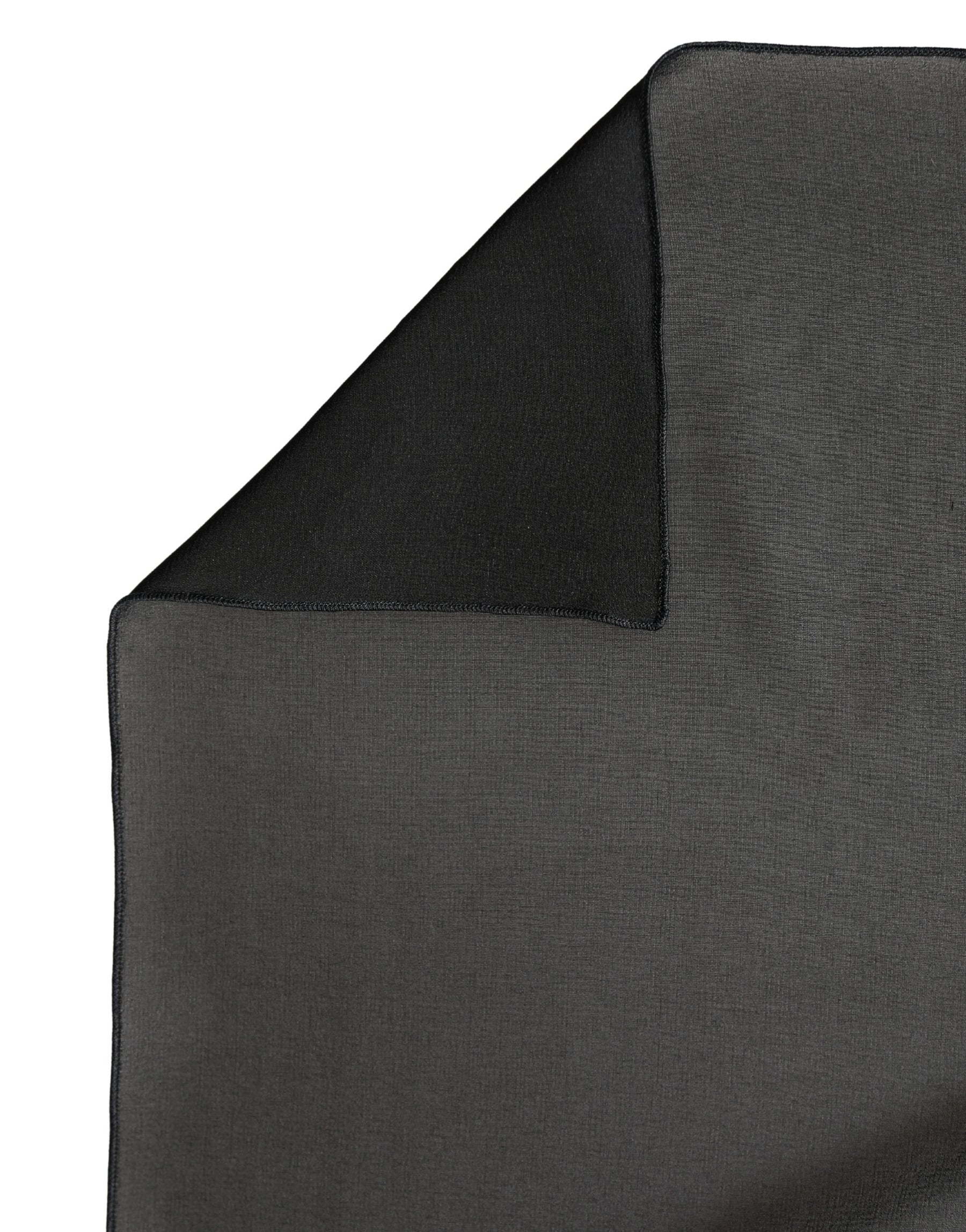 Dolce & Gabbana Black Silk Neck Wrap Shawl Stole 200cm x 64cm  Scarf | Regal Royce