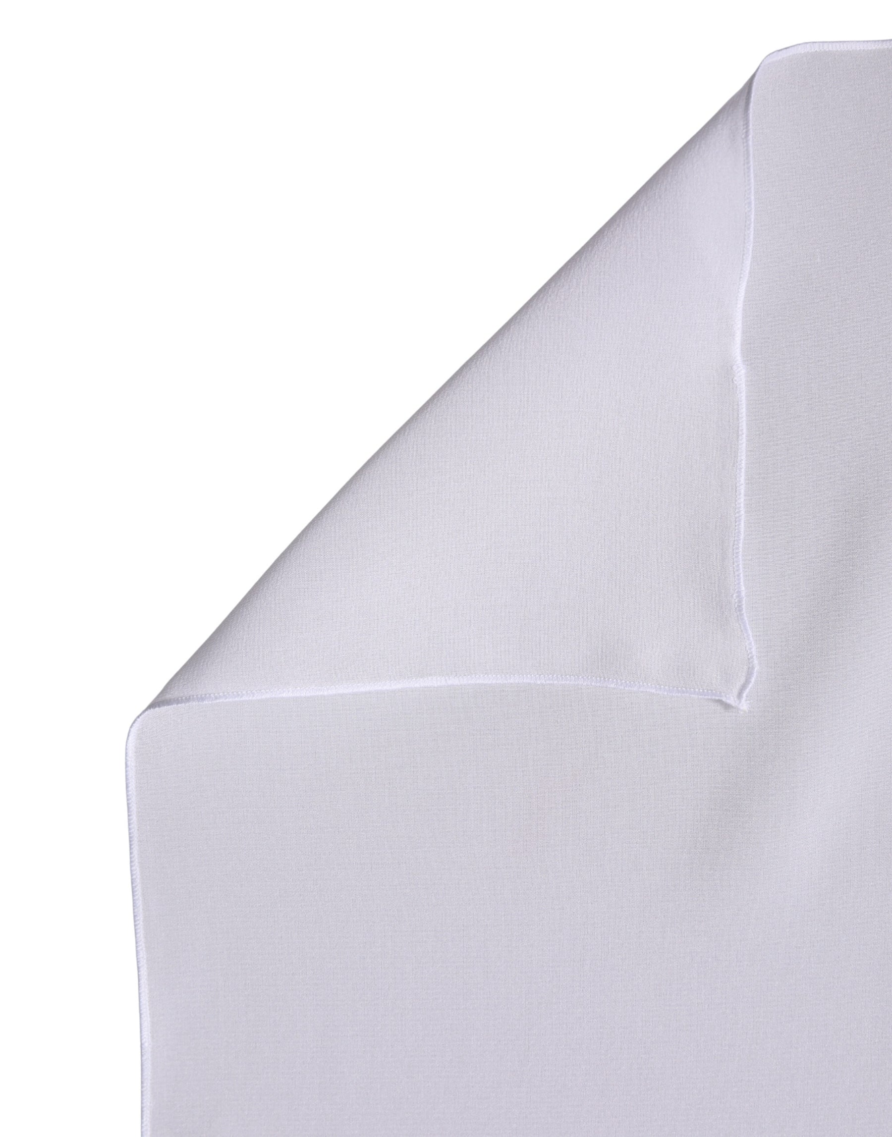 Dolce & Gabbana White Silk Neck Wrap Shawl Stole 200cm x 64cm  Scarf | Regal Royce