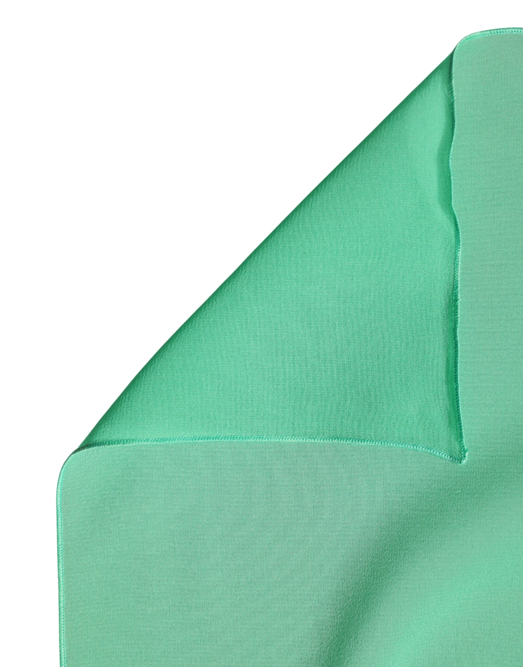 Dolce & Gabbana Green Silk Neck Wrap Shawl Stole 200cm x 64cm  Scarf | Regal Royce