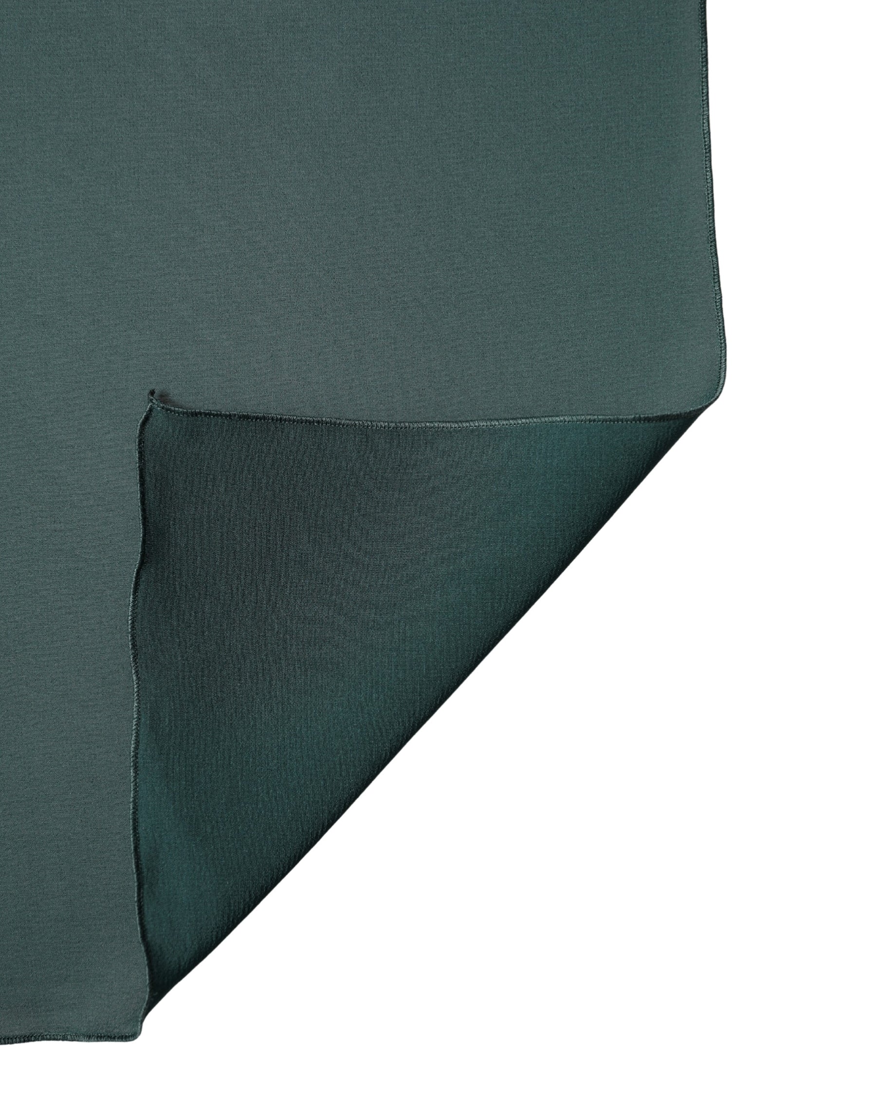 Dolce & Gabbana Dark Green Silk Neck Wrap Shawl Stole 200cm x 64c Scarf | Regal Royce