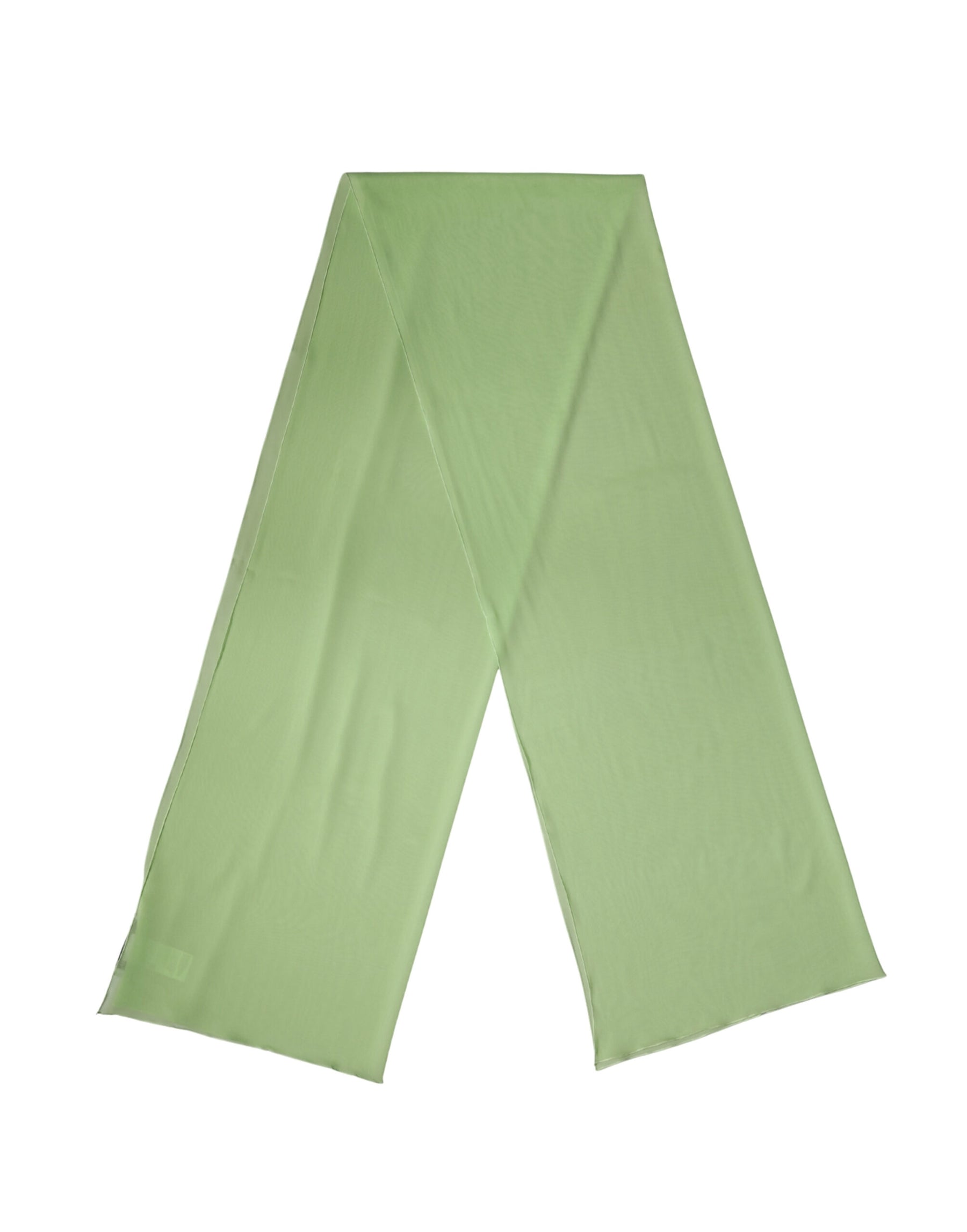 Dolce & Gabbana Light Green Silk Neck Wrap Shawl Stole 200cm x 64cm  Scarf | Regal Royce