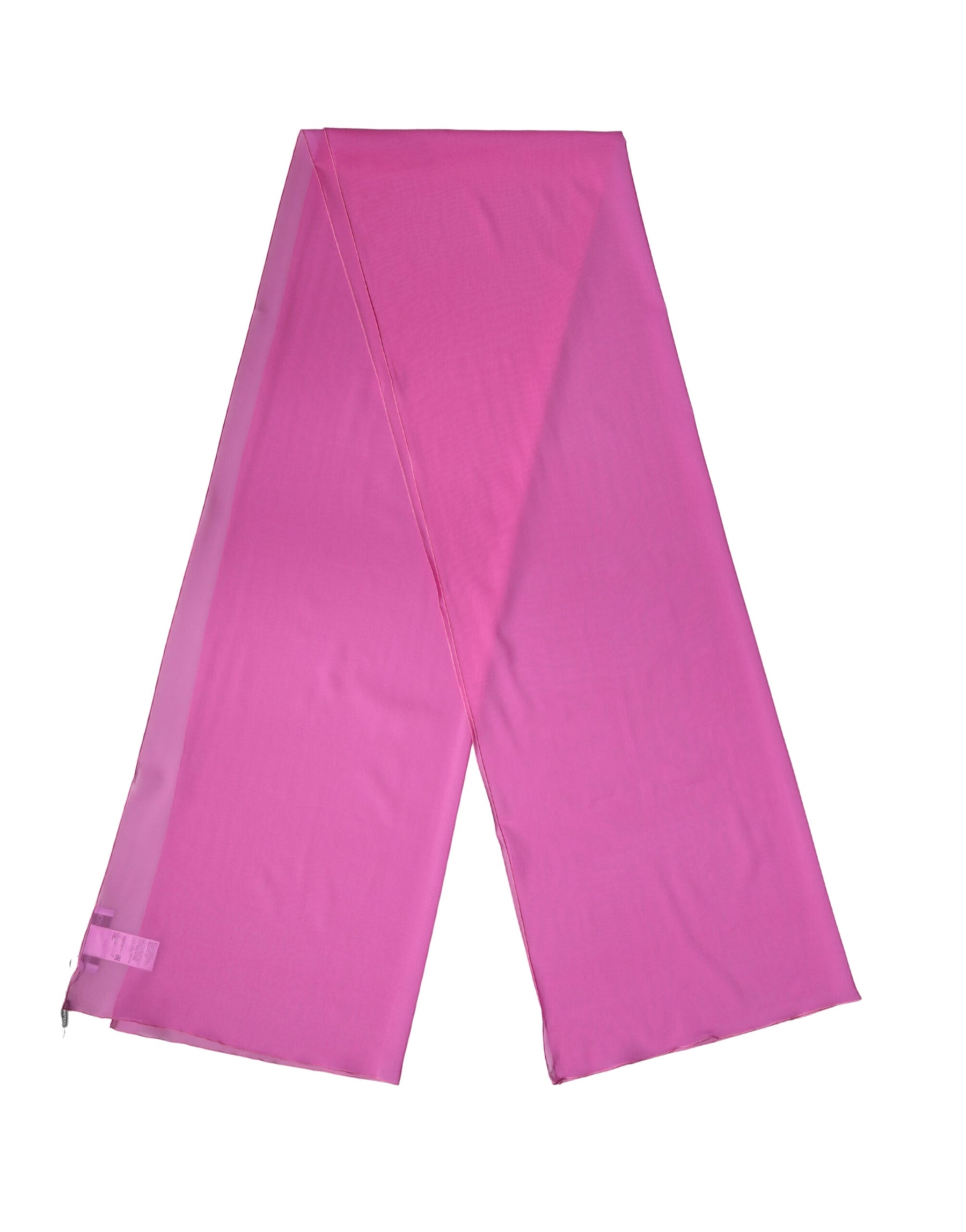 Dolce & Gabbana Pink Silk Neck Wrap Shawl Women Stole 200cm x 64cm Scarf | Regal Royce
