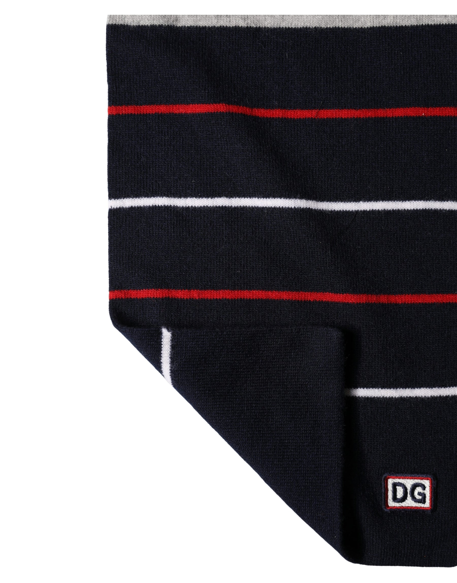 Dolce & Gabbana Multicolor Stripes Shawl Neck Wrap 119cm x 20cm  Scarf | Regal Royce