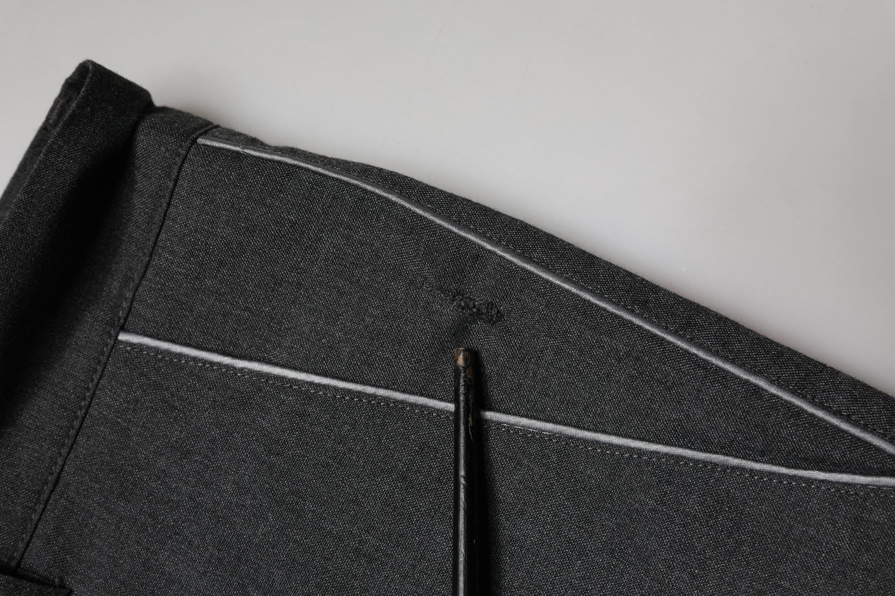 Daniele Alessandrini Gray Polyester Formal Dress Trouser Pants | Regal Royce