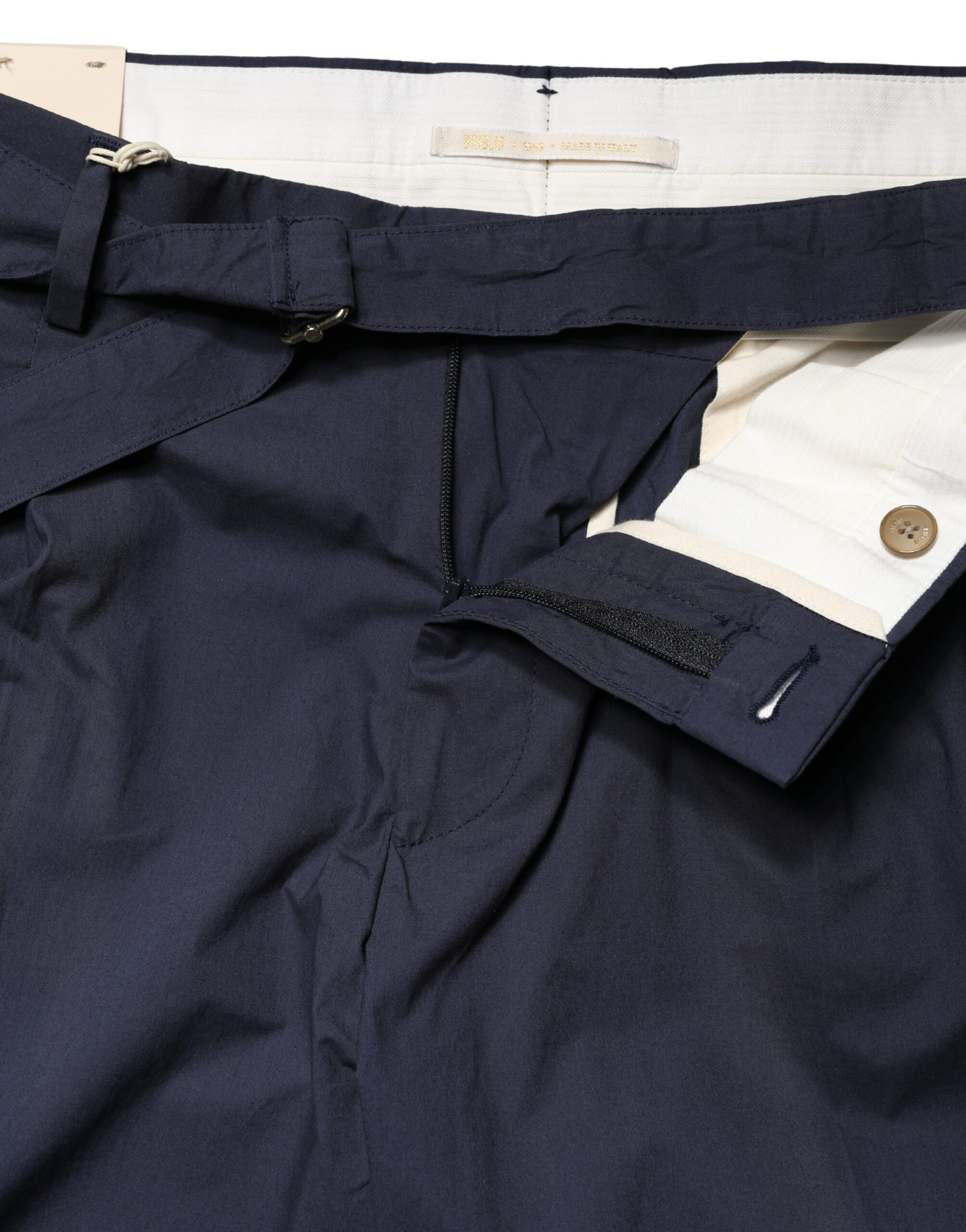 Briglia 1949 DarkBlue Wool Straight Formal Dress Trouser Pants | Regal Royce