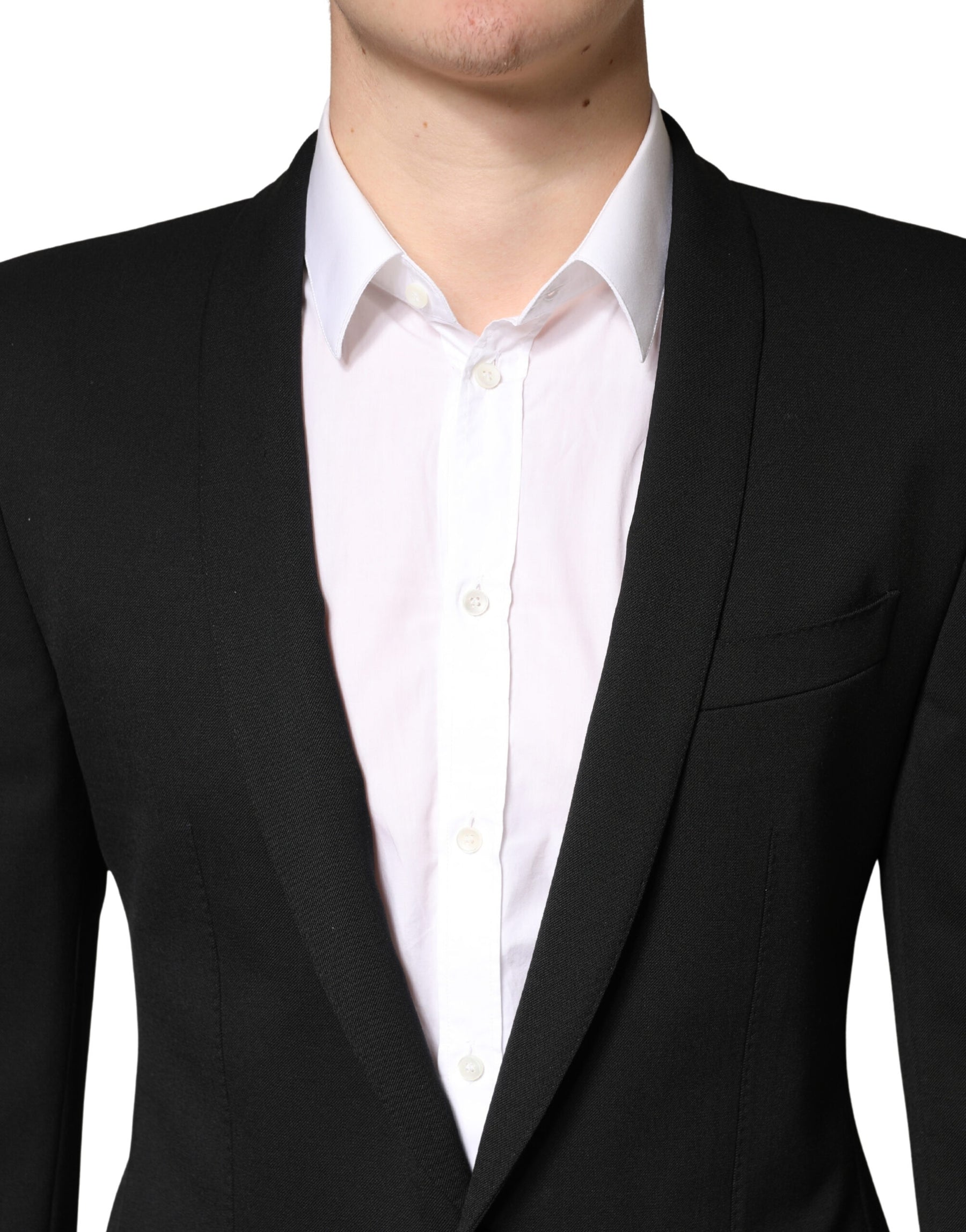 Dolce & Gabbana Black Embellished Single Breasted Blazer | Regal Royce
