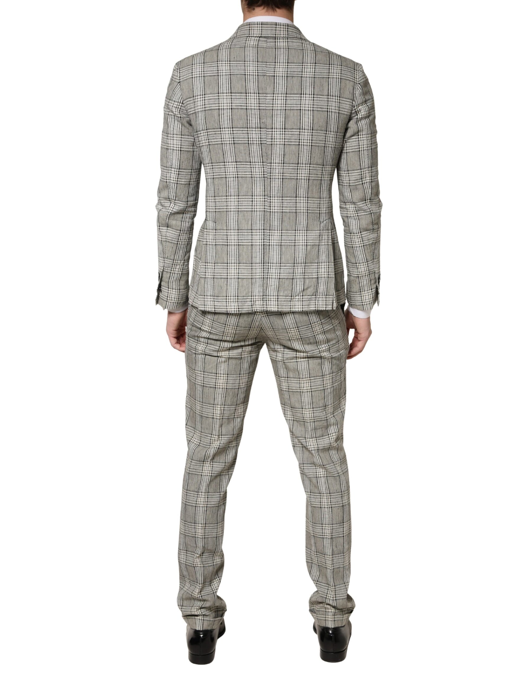 Domenico Tagliente Gray Single Breasted Formal 2 Piece Suit | Regal Royce