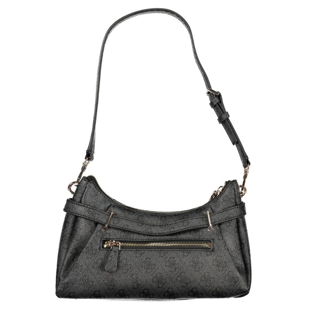 Guess Jeans Nero Polyurethane Women Handbag | Regal Royce