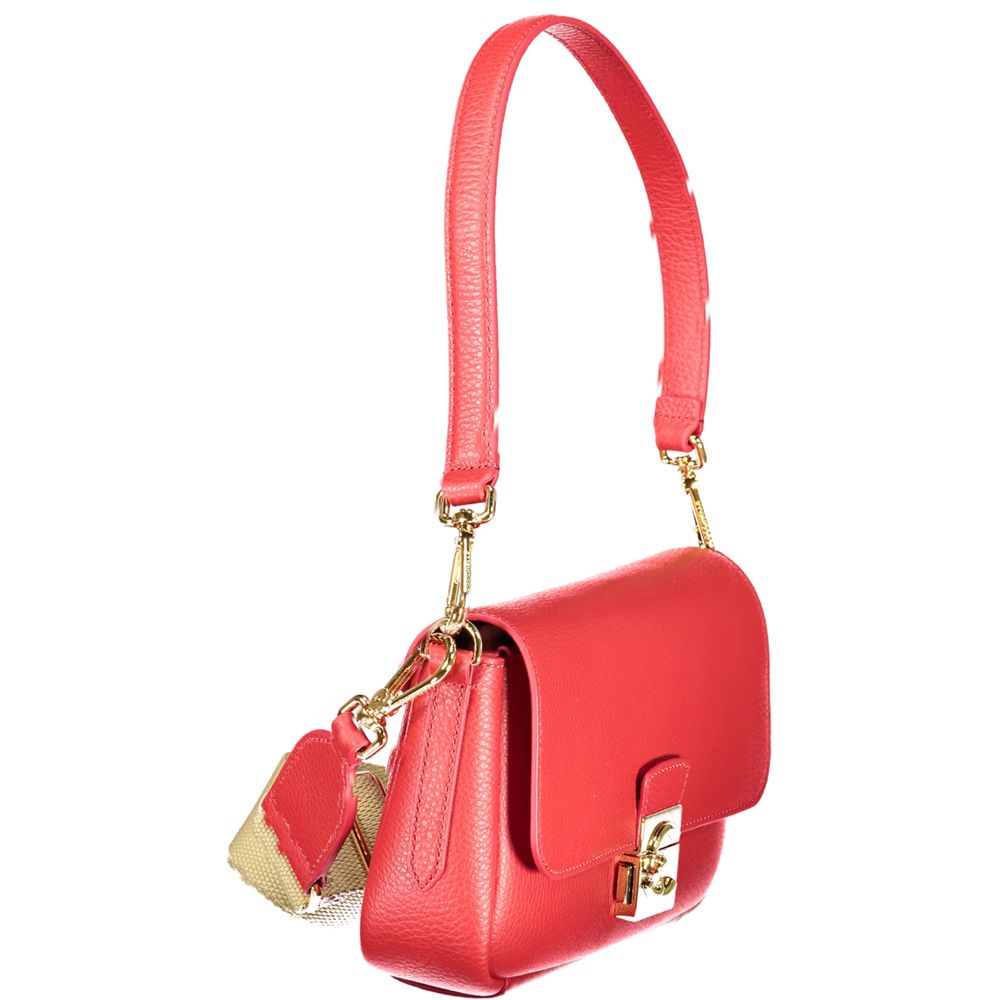 Coccinelle Rosso Leather Women Handbag | Regal Royce