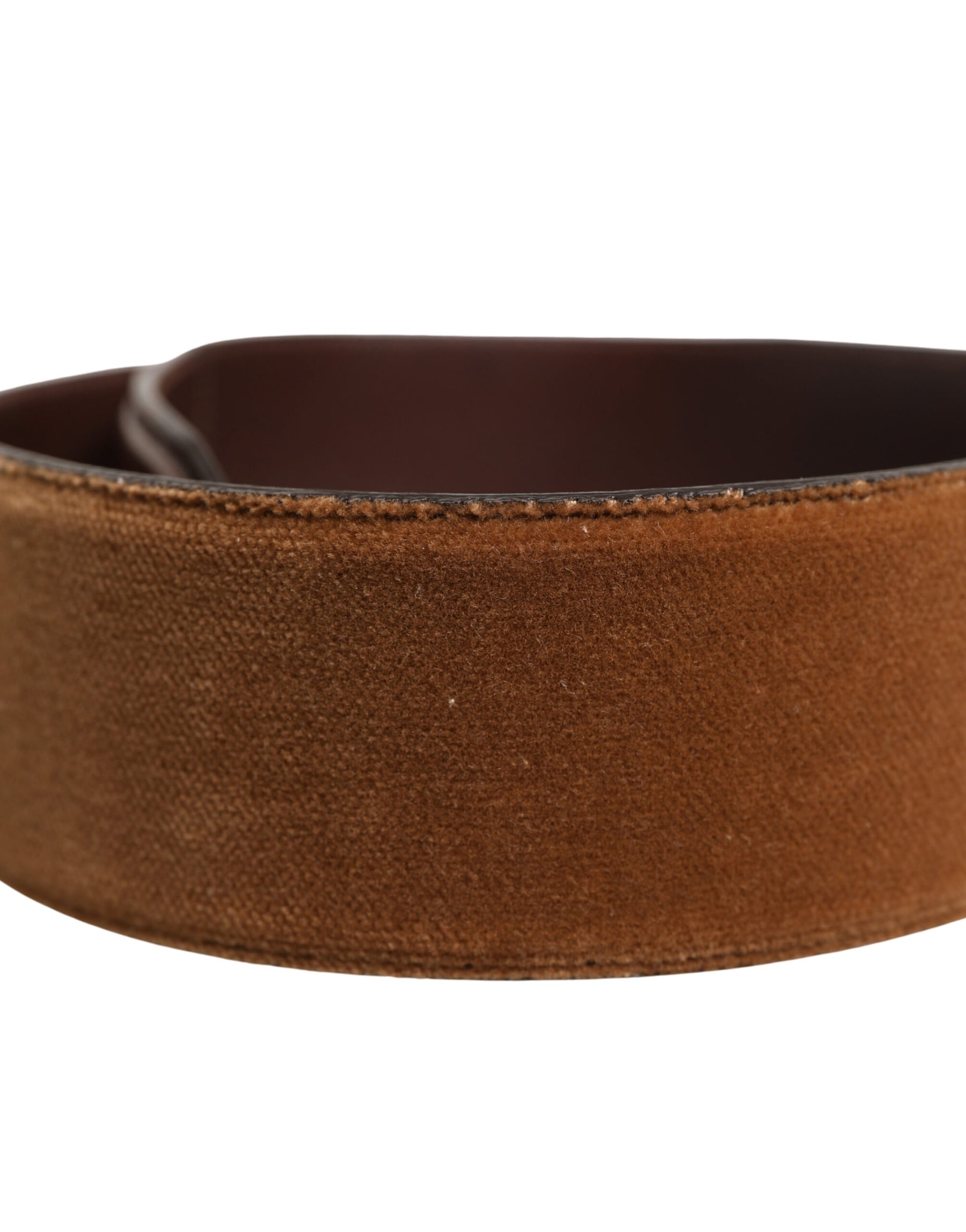 Dolce & Gabbana Brown Horse Velvet Leather Bag Accessory Shoulder Strap | Regal Royce